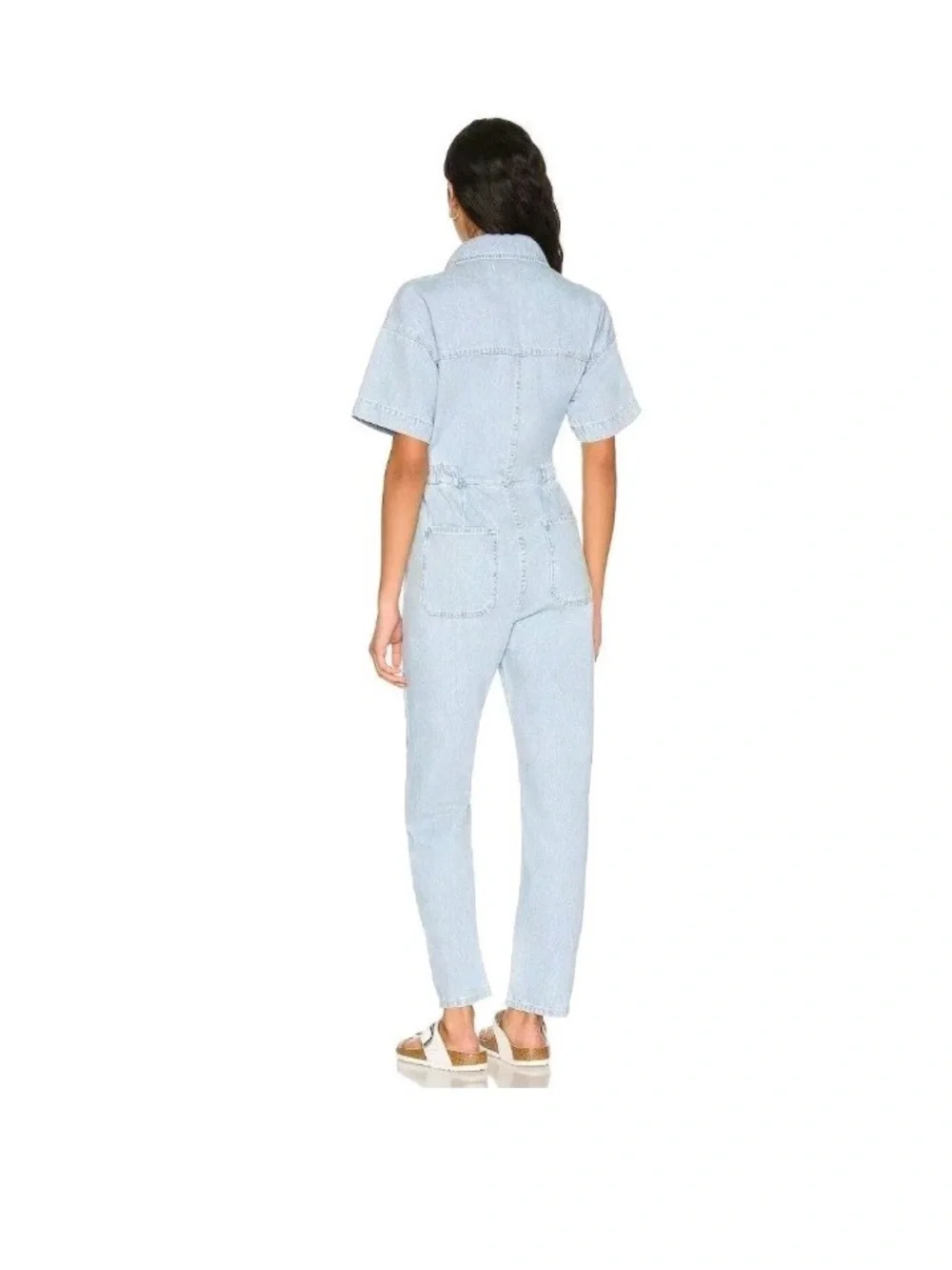 Free People Marci Denim Jumpsuit - Picture 2 of 2